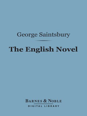 cover image of The English Novel (Barnes & Noble Digital Library)